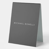 Simple minimaliste minimaliste élégant gris modern