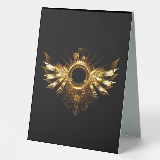 Plaque De Table Steampunk wings (Recto)