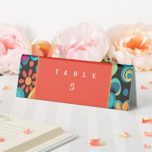 Plaque De Table Style rétro des années 70