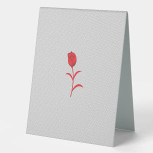 Plaque De Table Symbole de la tente de la meilleure table