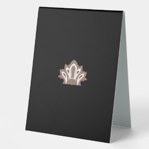 Plaque De Table Symbole de la tente de la meilleure table