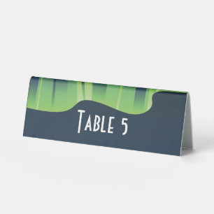 Plaque De Table Symbole de la tente de table Auroras