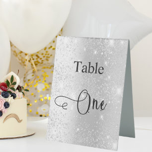 Plaque De Table Table de calligraphie de parties scintillant en ar