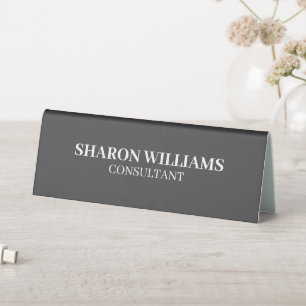 Plaque De Table Table minimaliste professionnelle grise