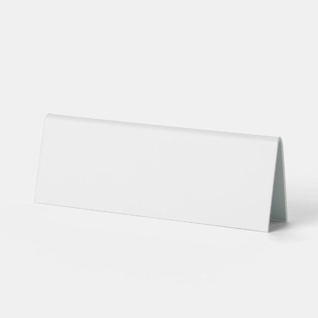 Plaque De Table Table Tent Sign (Recto)