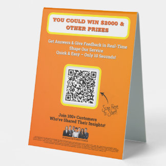 Plaque De Table Table Tent Sign