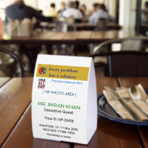 Table Tent Signs | Wedding | Party | Custom