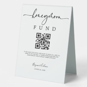 Plaque De Table Tableau Cadeau Fonds Lune de Miel Signer Mariage T