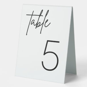 Plaque De Table Tableau minimaliste simple en noir et blanc Ta