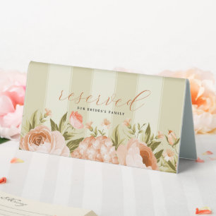 Plaque De Table Terracotta Blooming Rose Hydrangea Siège Floral