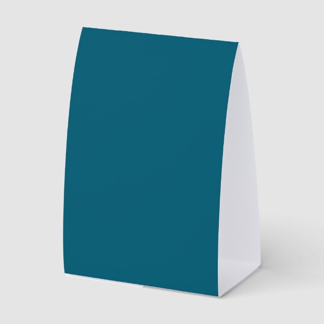 Plaque De Table Trendy Deep Cyan - Paper Table Tent (Recto)