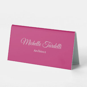 Plaque De Table Unique Élégant Minimaliste Moderne Feminine