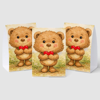 Plaque De Table Valentine Bear