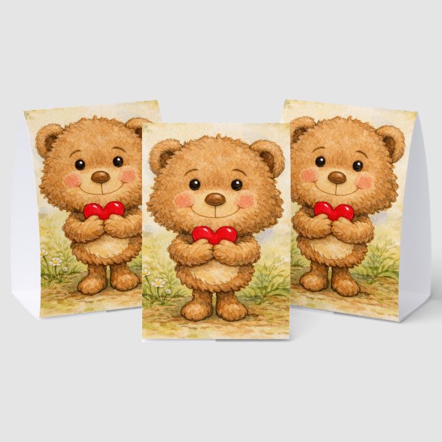 Plaque De Table Valentine Bear (Insitu (multi))
