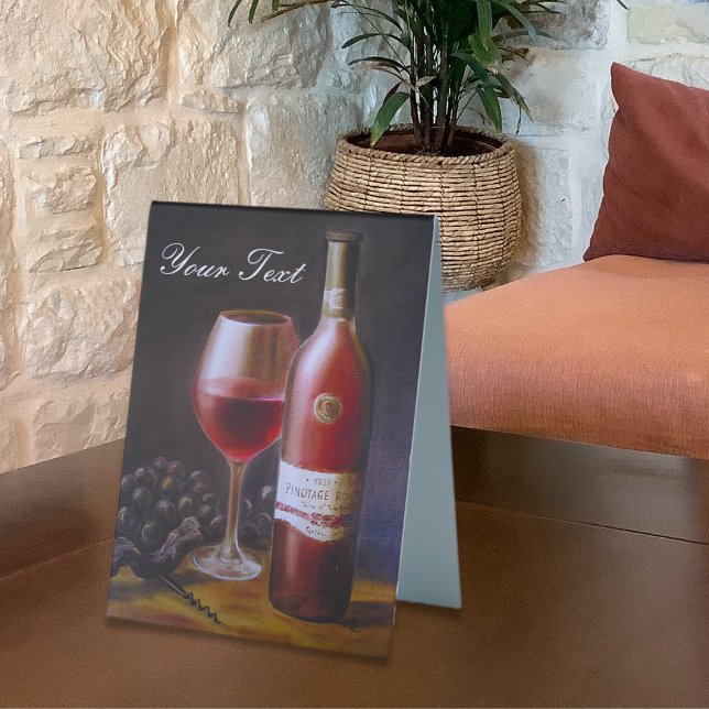 Plaque De Table Vin rouge (Créateur téléchargé)