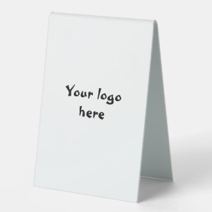 Plaque De Table votre logo ici simple minimum classique