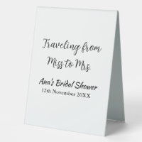 Voyager douche nuptiale ajouter nom date de manque