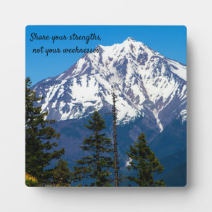 Plaque de table Words of Wisdom avec Easel