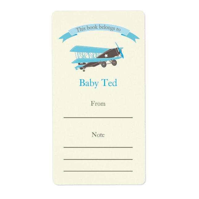 Plaque d'enregistrement de plan bleu (Devant)