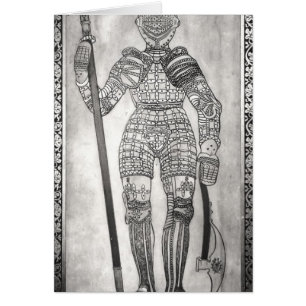 Plaque dépeignant l'armure de Jeanne d'Arc