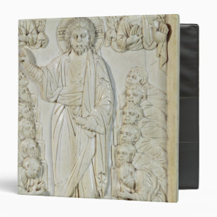Plaque depicting Christ blessing the Apostles Binder