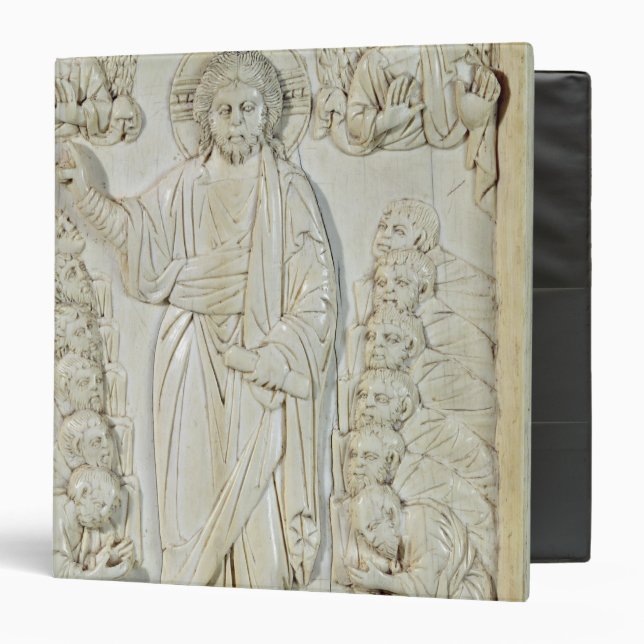 Plaque depicting Christ blessing the Apostles Binder (Front/Inside)