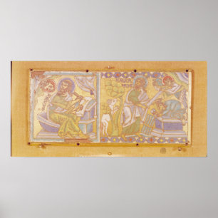 Plaque depicting St. Mark Poster