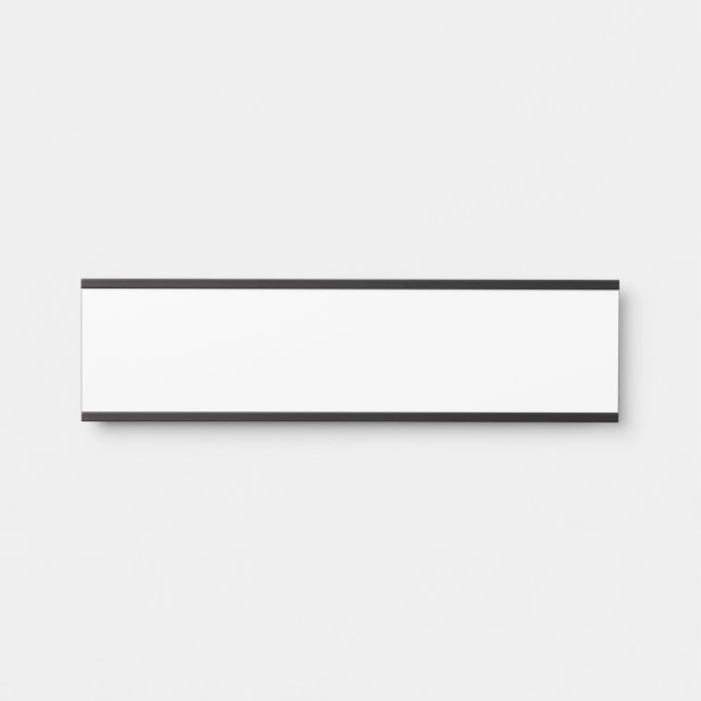 Plaque d'identification accrochante (Devant)