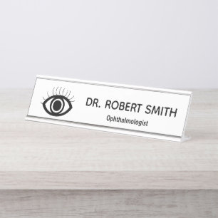 Plaque d'identification de "oeil"