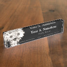 Plaque d'identification du bureau de marais