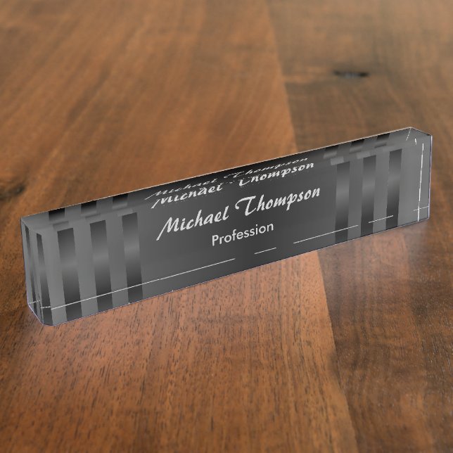 Plaque d'identification du bureau professionnel Bl (Taille)