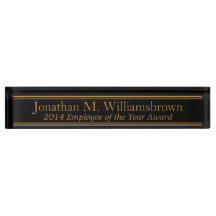 Plaque d'identification personnalisée de