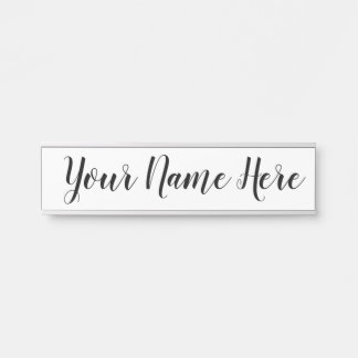 Plaque d'identification pour le travail