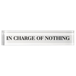 PLAQUE D'IDENTIFICATION RESPONSABLE