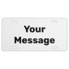 Blanc simple avec Modèle de texte noir