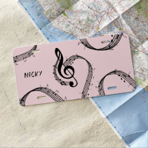 Climacic G Clef Music Rose