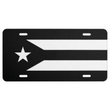 Drapeau noir de Porto Rico