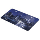 Horizon de New York baigné dans le bleu