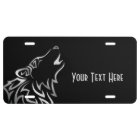 Howf Tribal Vector Argent Noir Votre Texte