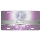 Imaginaire papillon floral Purple Votre nom