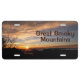 Plaque D'immatriculation Lever de soleil glorieux de Great Smoky Mountains (Devant)