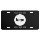 Logo simple avec texte affaires noir
