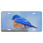 Peinture d'oiseau bleu - art original d'oiseau