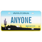 Plaque de licence personnalisée Arizona