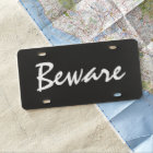 Plat fait sur commande de carte grise - prenez