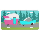 Rétro plat de carte grise de campeur/remorque et