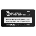 Services européens de moteur, plat de vanité avant