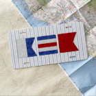 Signal maritime Monogramme | Arrière - plan de ban