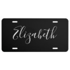 Signature élégante du nom personnalisé