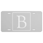 Simple Light Grey monogram